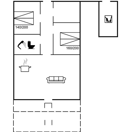 Andon - 2-7km From The Sea By Interhome Hébergement de vacances Kongsmark